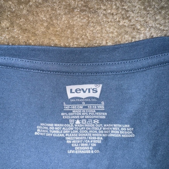 Levi's Blue Tee - Picture 2 of 3
